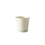 Vaso de café blanco Beeco 6oz (180ml)