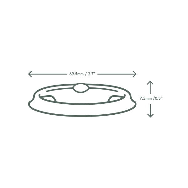 Tapa salsero bagasse 2oz